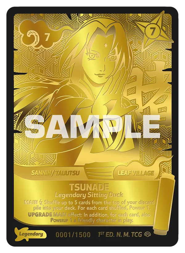 Legendary - Tsunade - Le Duel des Sannin — Carte Naruto Mythos Shinobi Shiren - Set 2 Éd.1 002/000