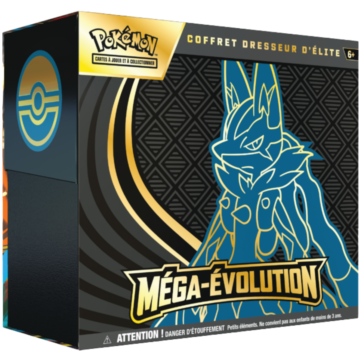 Coffret Dresseur d'Élite Méga-Évolution Méga-Lucario (Mega Lucario) — Face avant
