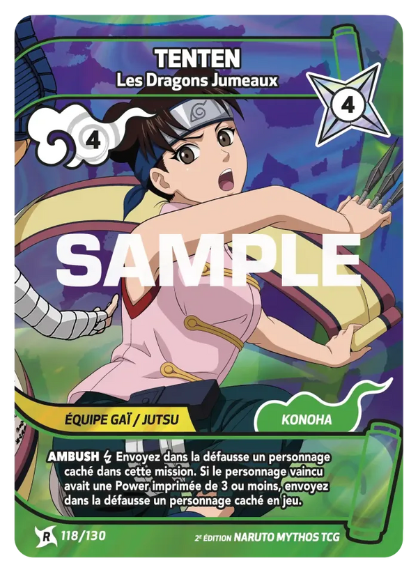 Tenten — Les Dragons Jumeaux (Naruto Mythos 118/130)