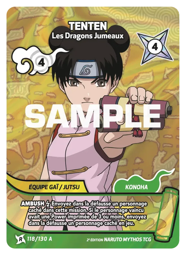 Tenten — Les Dragons Jumeaux (Naruto Mythos 118/130)