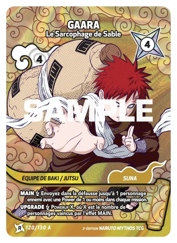 Gaara — Le Sarcophage de Sable (Naruto Mythos 120/130)