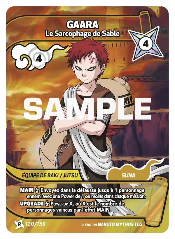 Gaara — Le Sarcophage de Sable (Naruto Mythos 120/130)