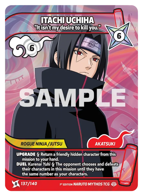 Itachi Uchiwa — « Je n'ai pas le désir de te tuer. » (Naruto Mythos 137/140)
