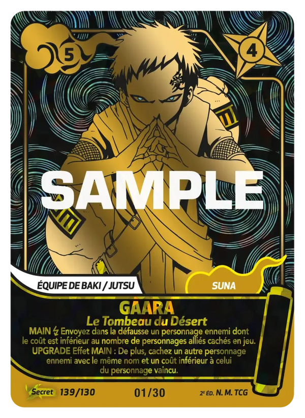 Gaara — Le Tombeau du Désert (Naruto Mythos 139/130)