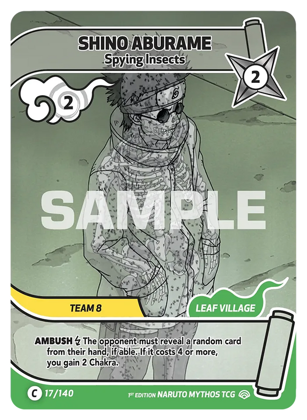 Shino Aburame — Insectes Espions (Naruto Mythos 017/140)