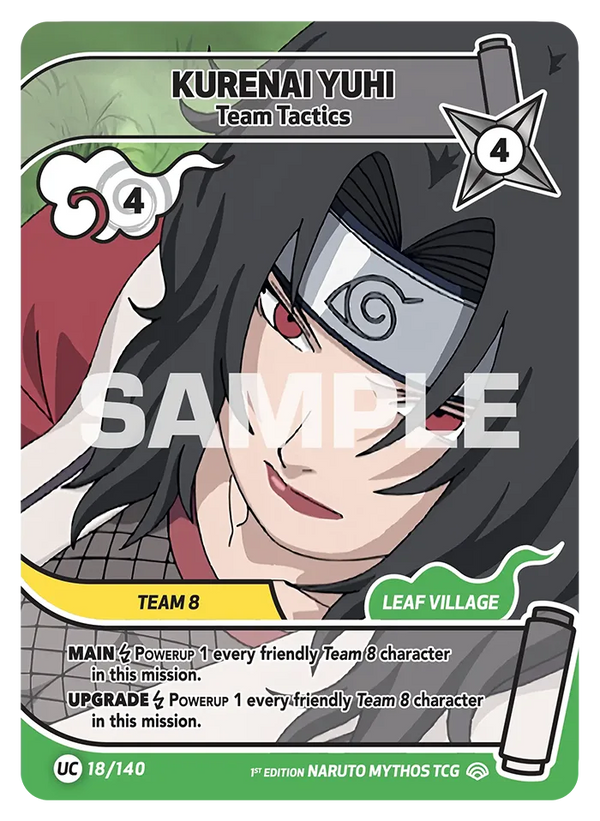 Kurenai Yûhi — Tactiques d'Équipe (Naruto Mythos 018/140)