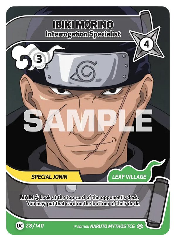 Ibiki Morino — Spécialiste de l'Interrogatoire (Naruto Mythos 028/140)