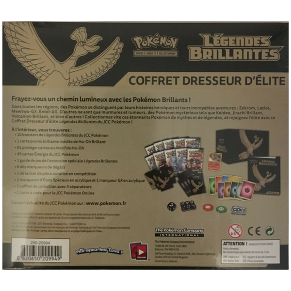 ETB - Légendes Brillantes — Verso