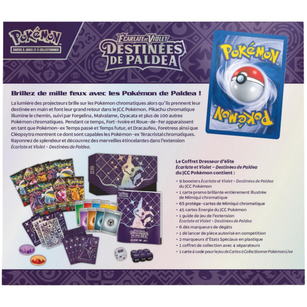 ETB - Destinées de Paldea — Verso