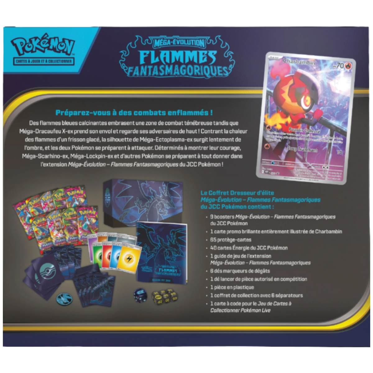 ETB - Flammes Fantasmagoriques / Méga-Dracaufeu X — Verso
