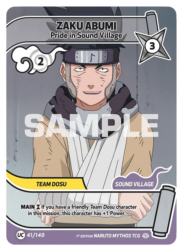 Zaku Abumi — La Fierté d'Oto (Naruto Mythos 041/140)