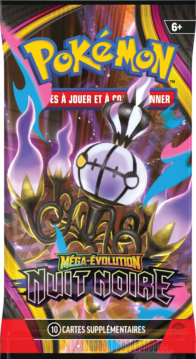 Booster Pokémon Nuit Noire illustration Méga-Lugulabre, scellé français