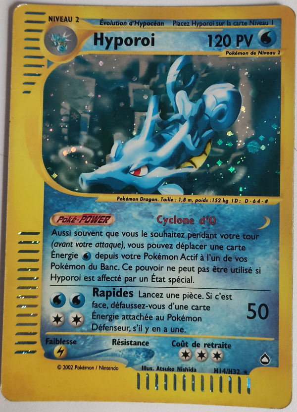 Hyporoi H14 - Aquapolis - Carte Pokémon