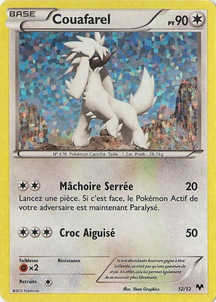 012/012 - Couafarel — Carte Pokémon Collection McDonald's 2014 12/12