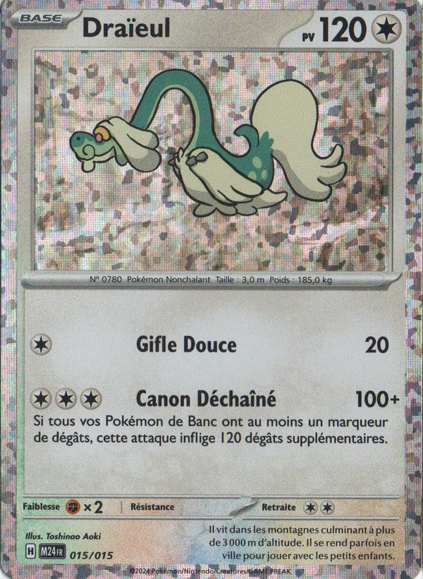 015/015 - Draïeul — Carte Pokémon Collection McDonald's 2024 15/15