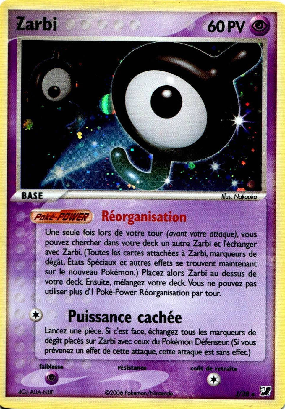Zarbi J - EX Forces Cachées