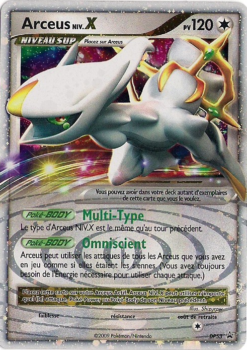 Arceus DP53 - Promos Diamant & Perle - Carte Pokémon