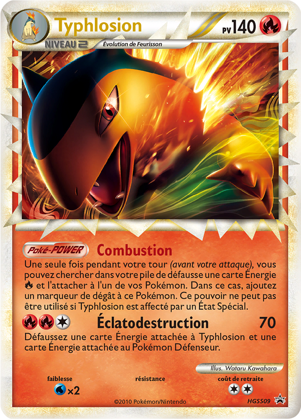Typhlosion HGSS09 - Promos HeartGold SoulSilver - Carte Pokémon