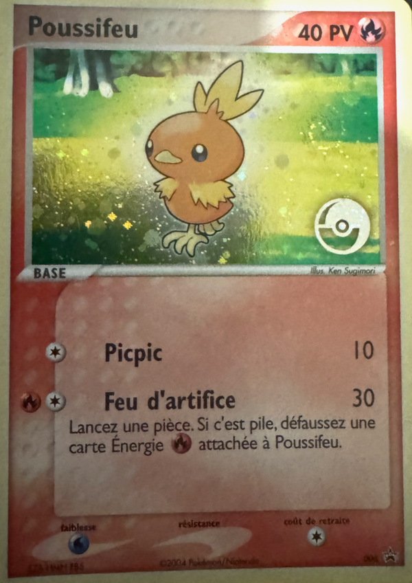 Poussifeu 6 - Promos Nintendo (e-Card) - Carte Pokémon