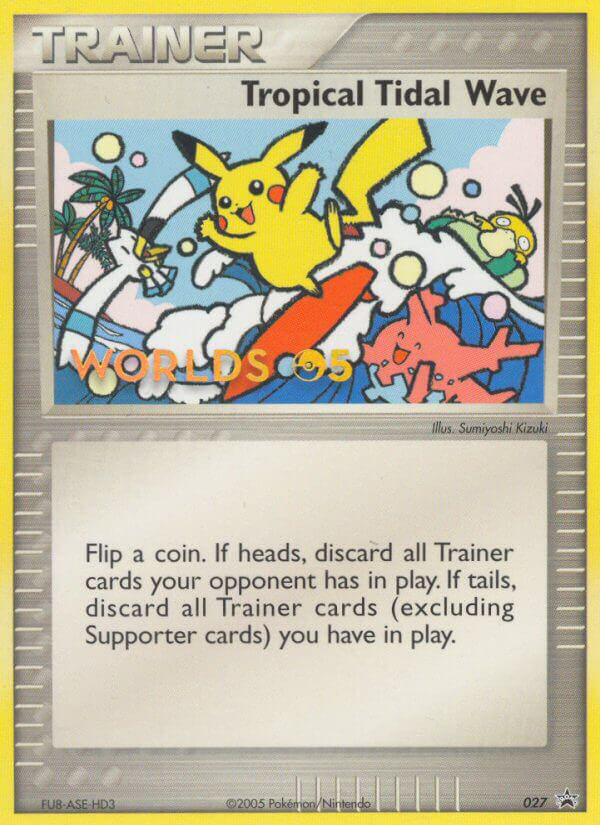 Raz-de-marée tropical 27 - Promos Nintendo (e-Card) - Carte Pokémon