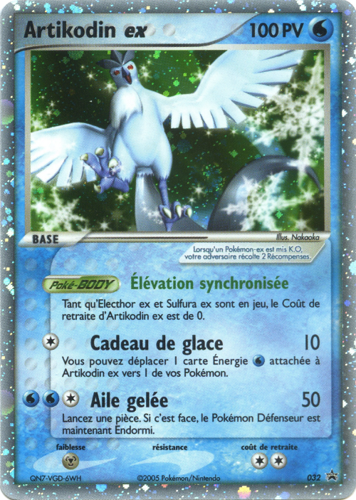 Artikodin EX 32 - Promos Nintendo (e-Card) - Carte Pokémon