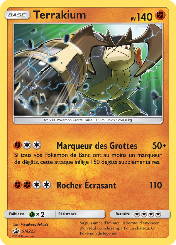Terrakium SM223 - Promos Soleil & Lune - Carte Pokémon