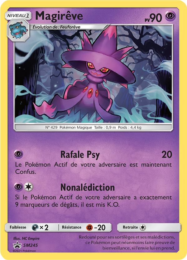 Magirêve SM245 - Promos Soleil & Lune - Carte Pokémon
