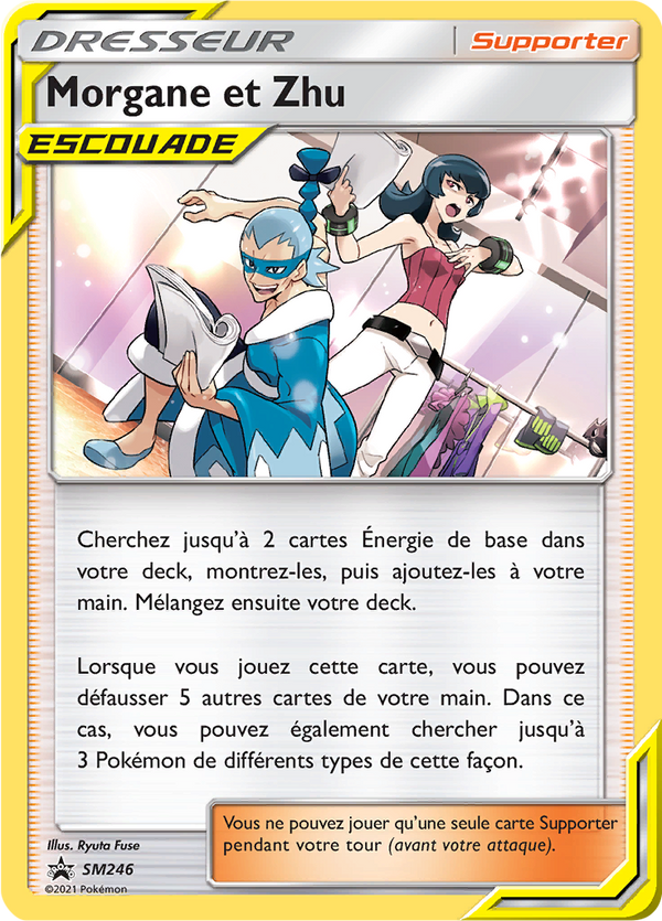 SM246 - Morgane et Zhu — Carte Pokémon Promo SM 246/248