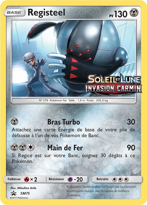 Registeel SM75 - Promos Soleil & Lune - Carte Pokémon