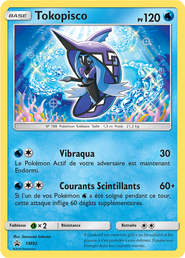 Tokopisco SM92 - Promos Soleil & Lune - Carte Pokémon