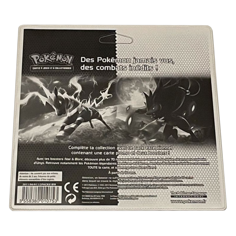 DuoPack - Noir et Blanc / Zoroark, dos du blister