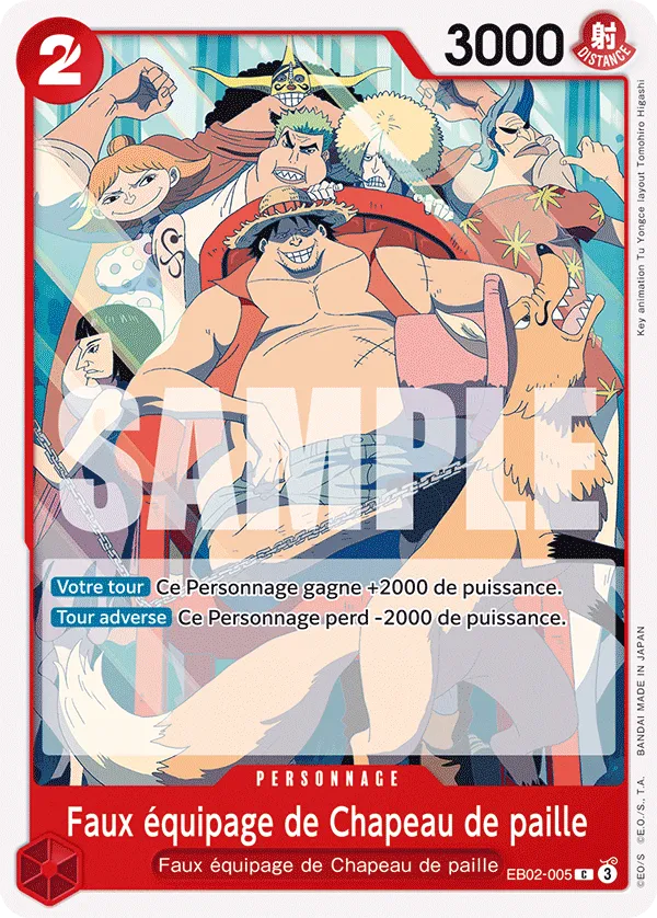EB02-005 - Faux équipage de Chapeau de paille