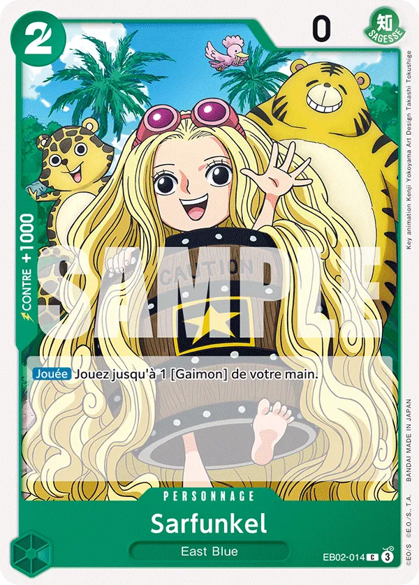 EB02-014 - Sarfunkel — Carte One Piece Anime 25th Collection 014