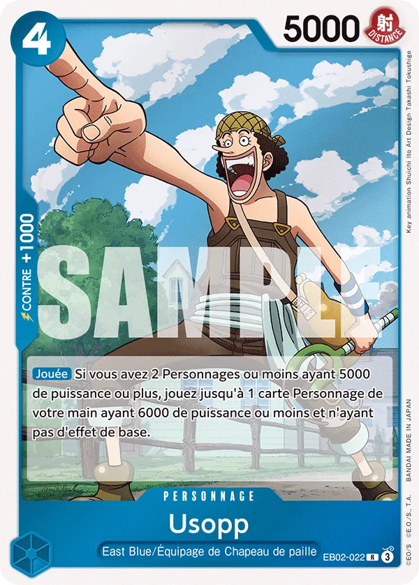 EB02-022 - Usopp — Carte One Piece Anime 25th Collection 022
