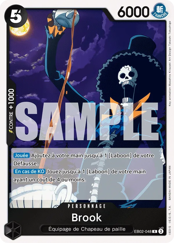 EB02-048 - Brook — Carte One Piece Anime 25th Collection 048