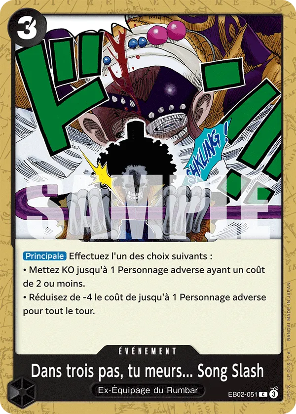 EB02-051 - Dans trois pas, tu meurs... Song Slash