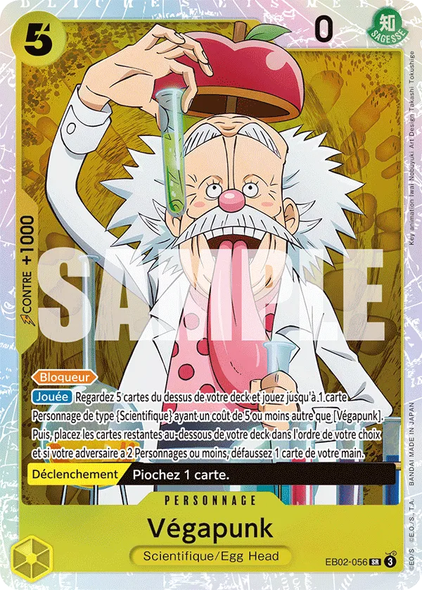 EB02-056 - Végapunk — Carte One Piece Anime 25th Collection 056