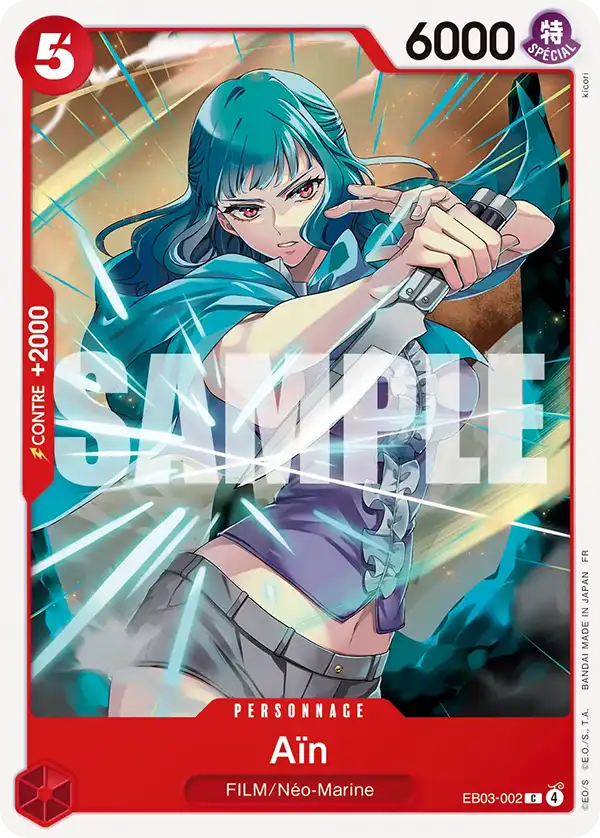 EB03-002 - Aïn — Carte One Piece Heroines Edition 002