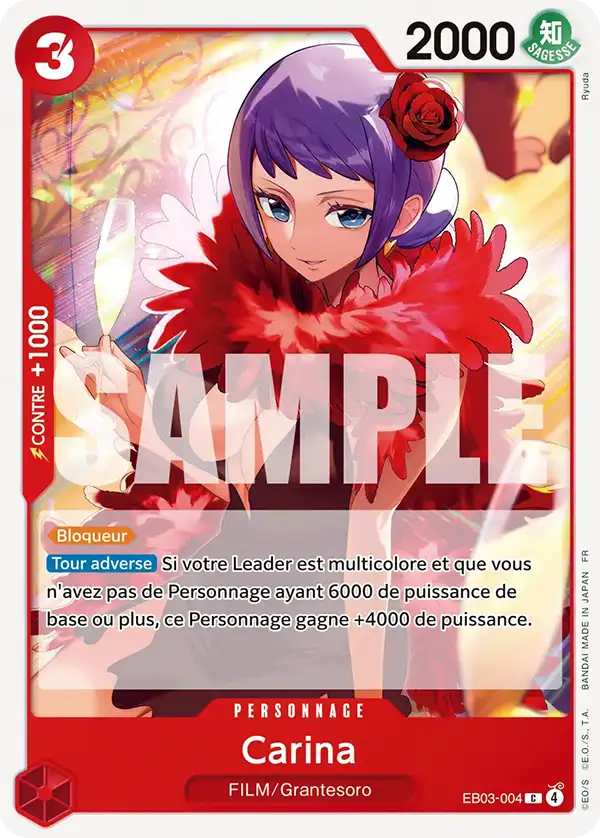 EB03-004 - Carina — Carte One Piece Heroines Edition 004