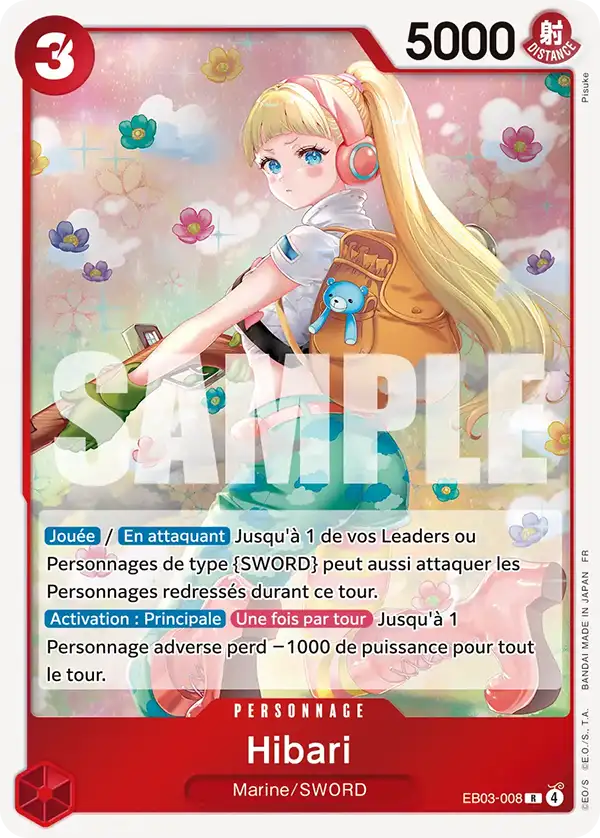 EB03-008 - Hibari — Carte One Piece Heroines Edition 008