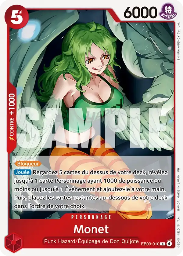 EB03-010 - Monet — Carte One Piece Heroines Edition 010