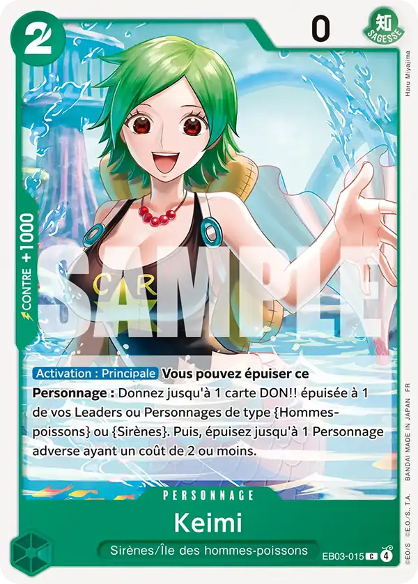 EB03-015 - Keimi — Carte One Piece Heroines Edition 015