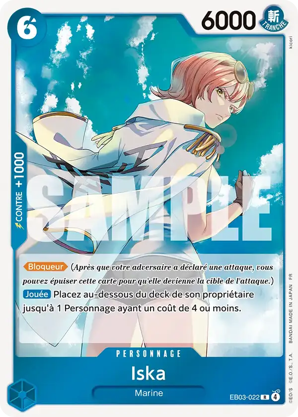 EB03-022 - Iska — Carte One Piece Heroines Edition 022