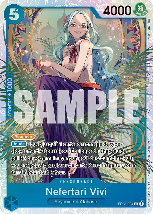 EB03-024 - Nefertari Vivi — Carte One Piece Heroines Edition 024