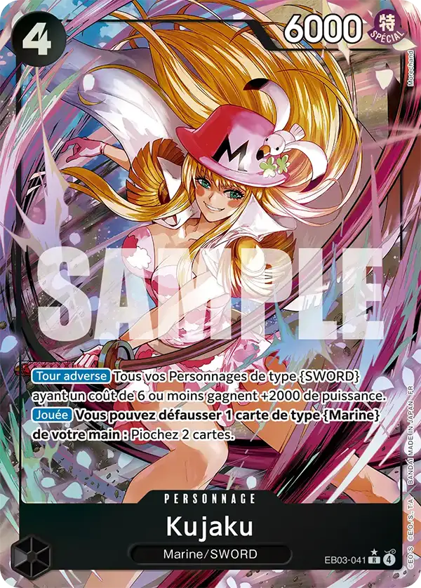 EB03-041 - Kujaku V2 — Carte One Piece Heroines Edition 041