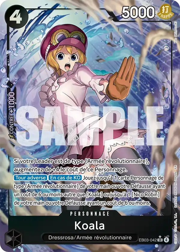 EB03-042 - Koala V2 — Carte One Piece Heroines Edition 042