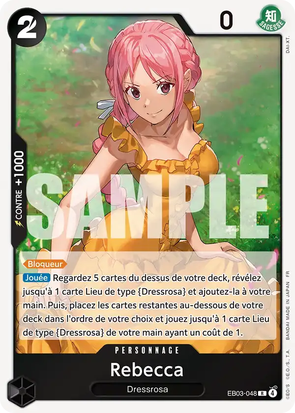 EB03-048 - Rebecca — Carte One Piece Heroines Edition 048