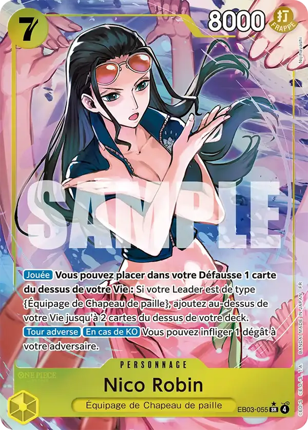 EB03-055 - Nico Robin V2 — Carte One Piece Heroines Edition 055