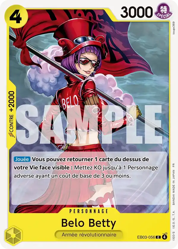 EB03-056 - Belo Betty — Carte One Piece Heroines Edition 056