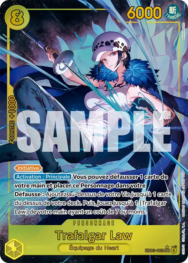 EB03-062 - Trafalgar Law V2 — Carte One Piece Heroines Edition 062